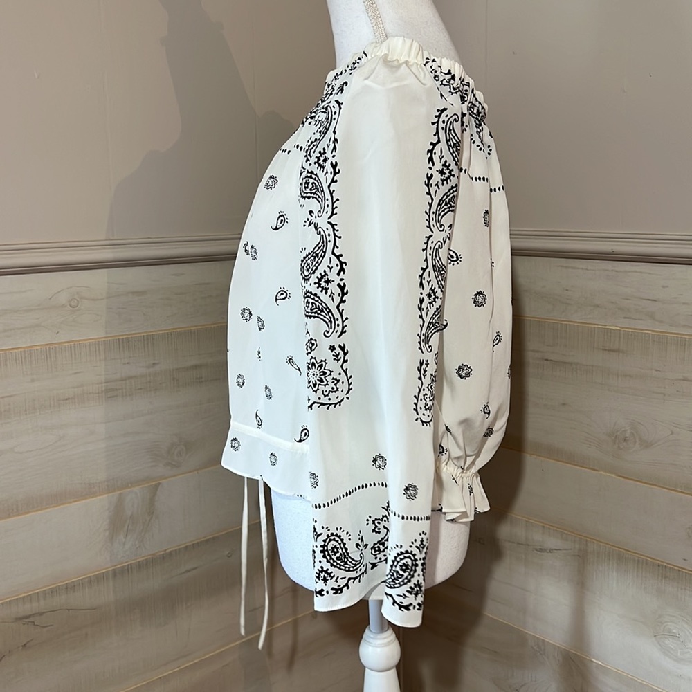 Theory silk blouse. S - Picture 4 of 6